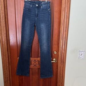 Blank NYC Dark Blue Flare Jeans